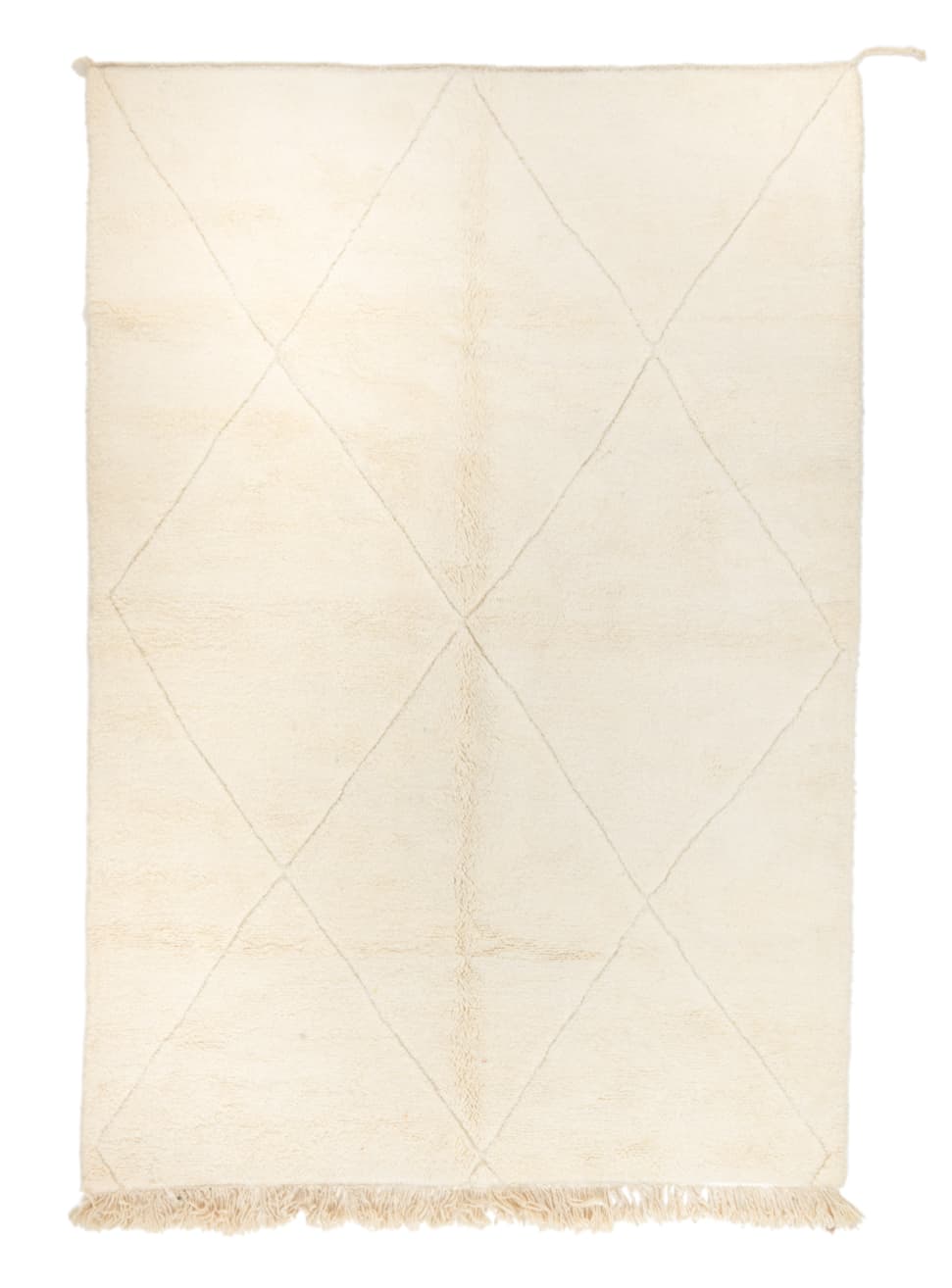 Kelim-teppe Marokkansk Beni Ourain 205 x 310 cm (Størrelse: 205 x 310 cm)