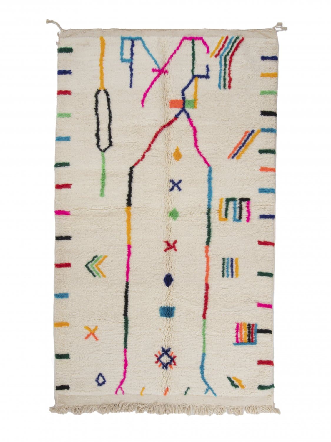 Kelim-teppe Marokkansk Azilal 260 x 150 cm (Størrelse: 260 x 150 cm)