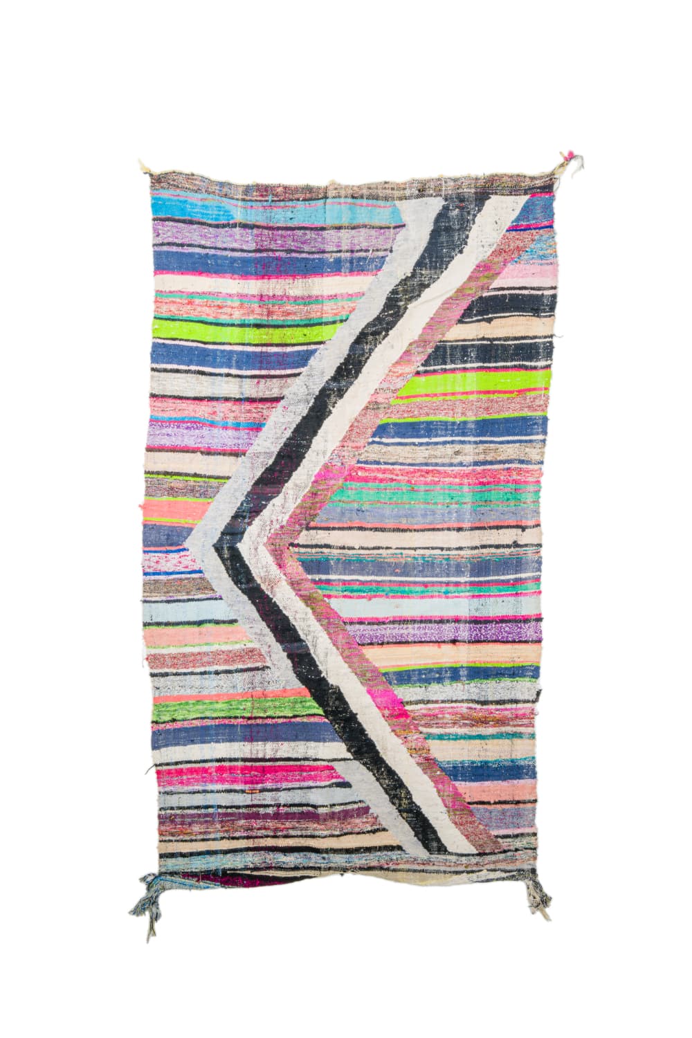 Marokkansk Boucherouite-teppe 135 x 240 cm (Størrelse: 135 x 240 cm)