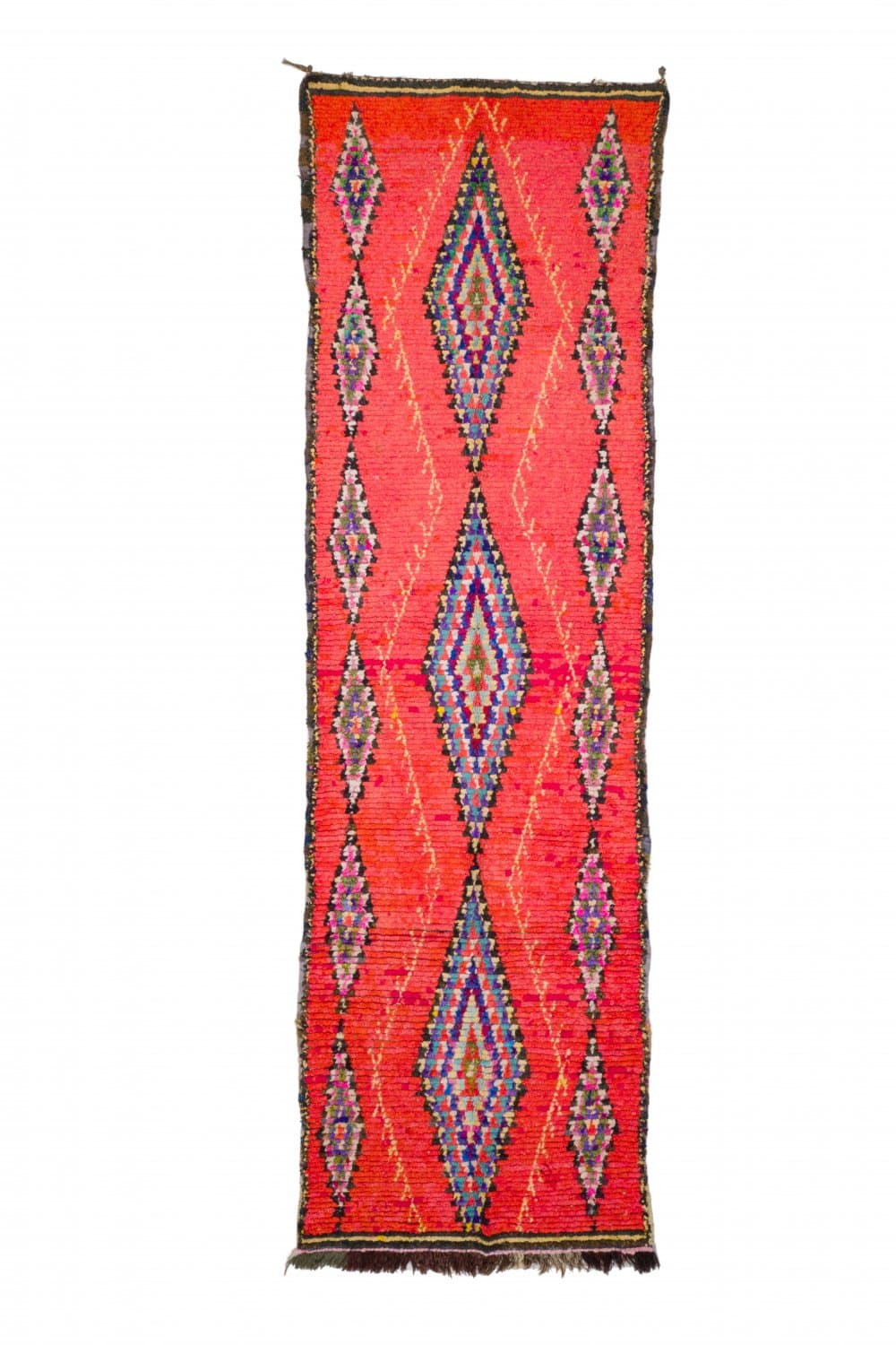 Marokkansk Boucherouite-teppe 360 x 170 cm (Størrelse: 360 x 170 cm)