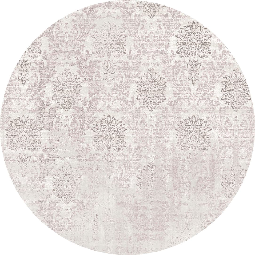 Rundt teppe - Abyar (rosa) (Størrelse: Ø 160 cm)