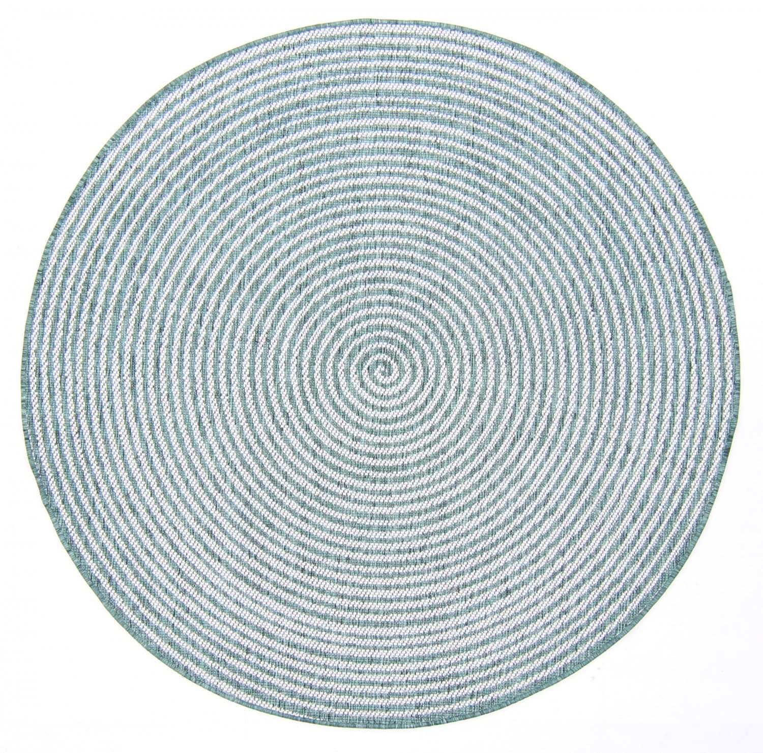 Rundt teppe - Ferragudo (grønn) (Størrelse: Ø 240 cm)