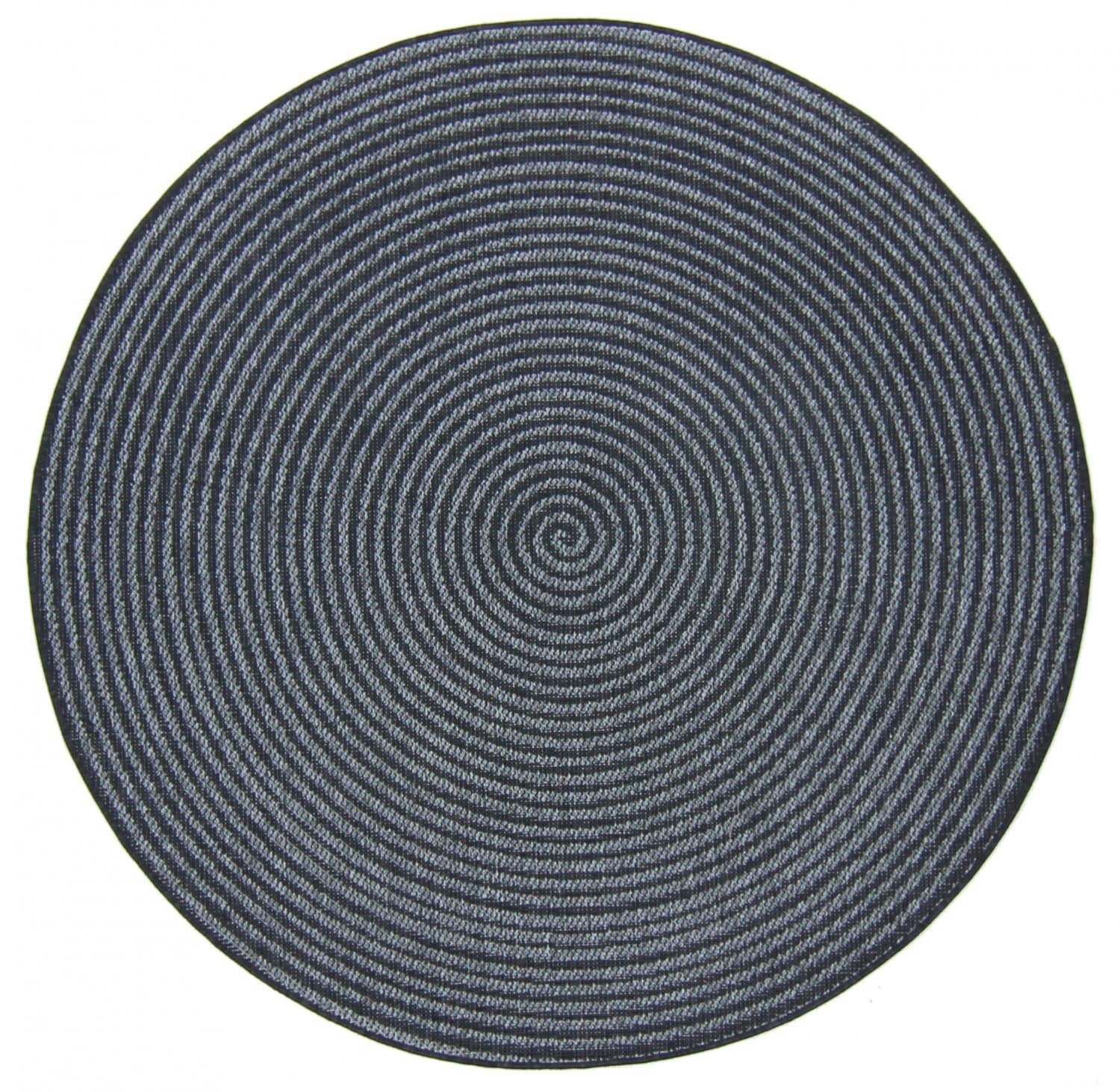 Rundt teppe - Ferragudo (antrasitt) (Størrelse: Ø 240 cm)