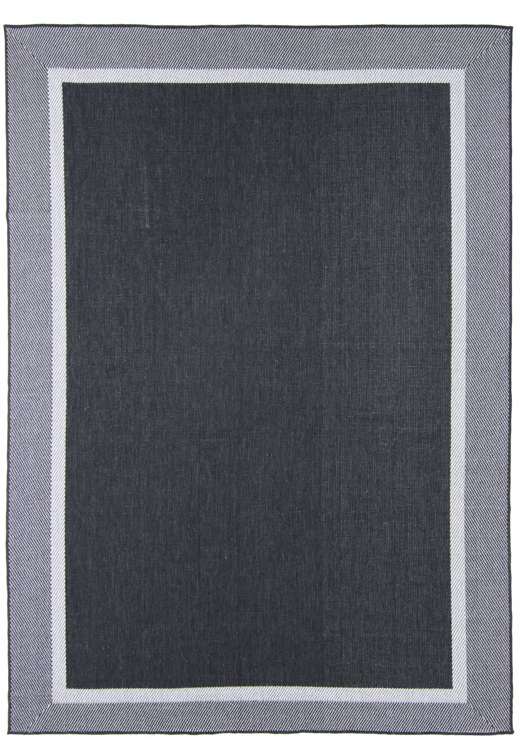 Innendørs/Utendørs tepper - Alta (svart) (Størrelse: 160 x 230 cm)