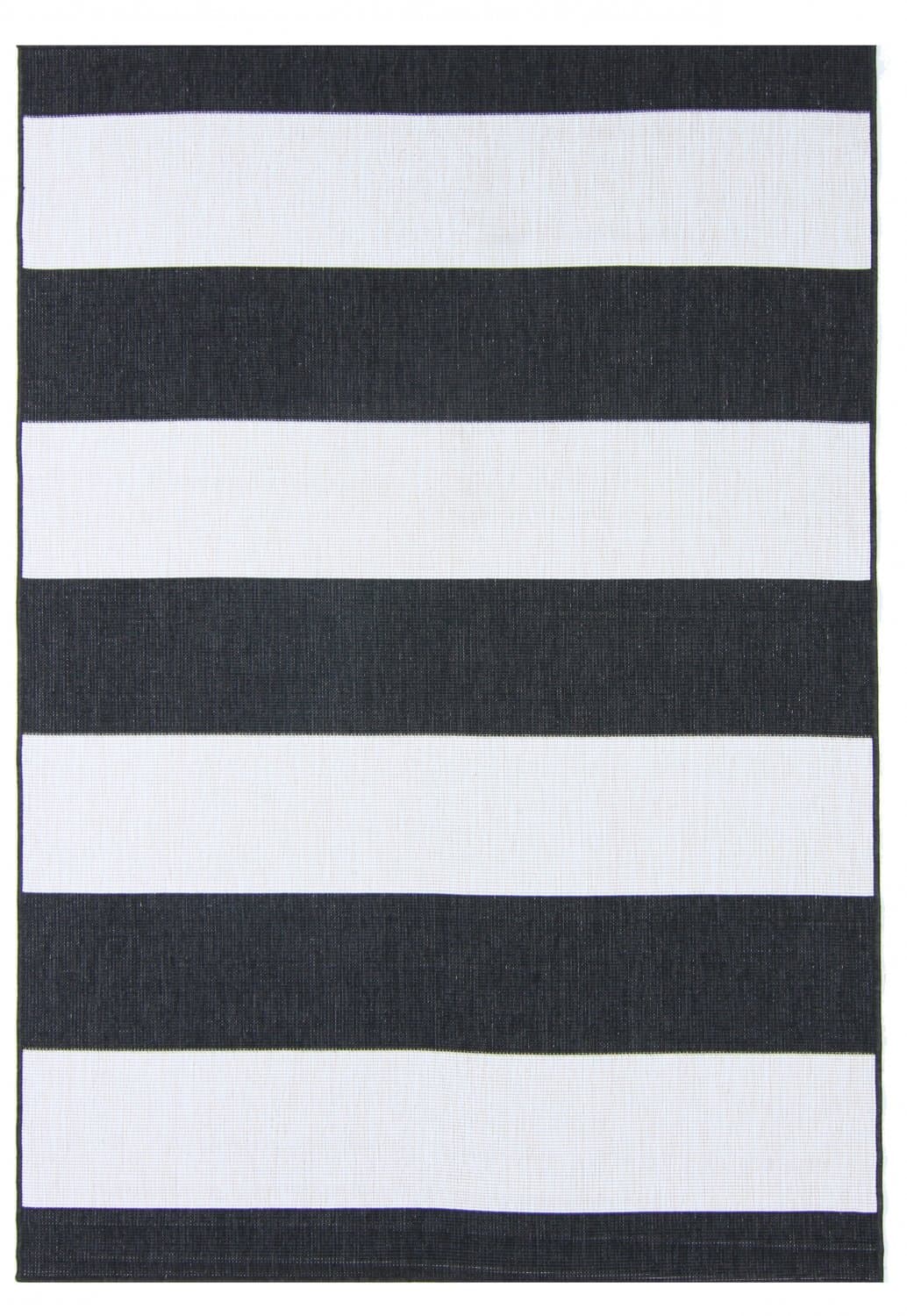 Innendørs/Utendørs tepper - Santana (svart) (Størrelse: 160 x 230 cm)