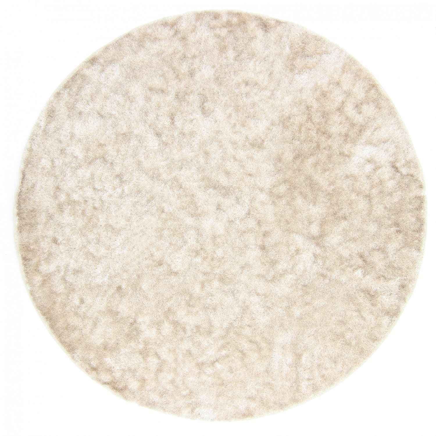 Runde tepper - Cosy (beige) (Størrelse: Ø 240 cm)