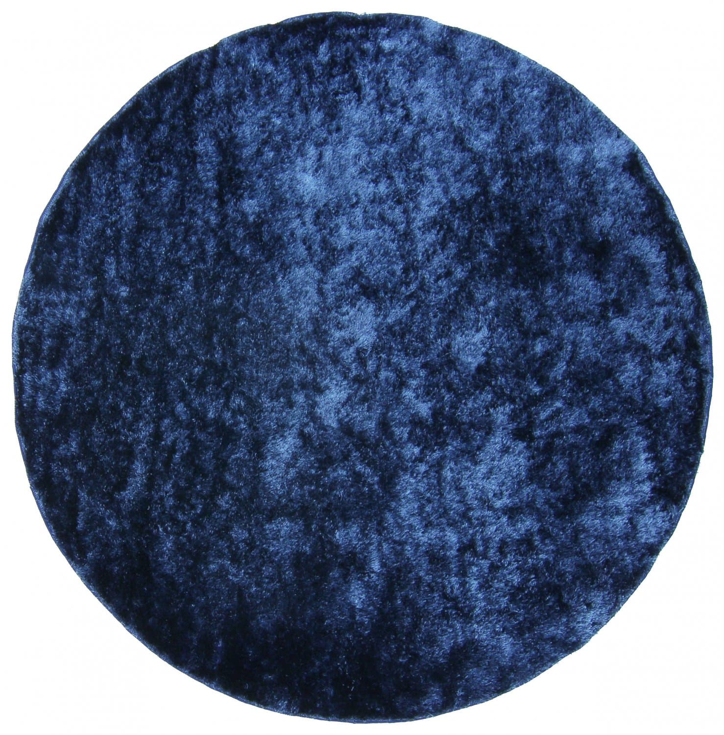 Runde tepper - Cosy (mørke blå) (Størrelse: Ø 200 cm)