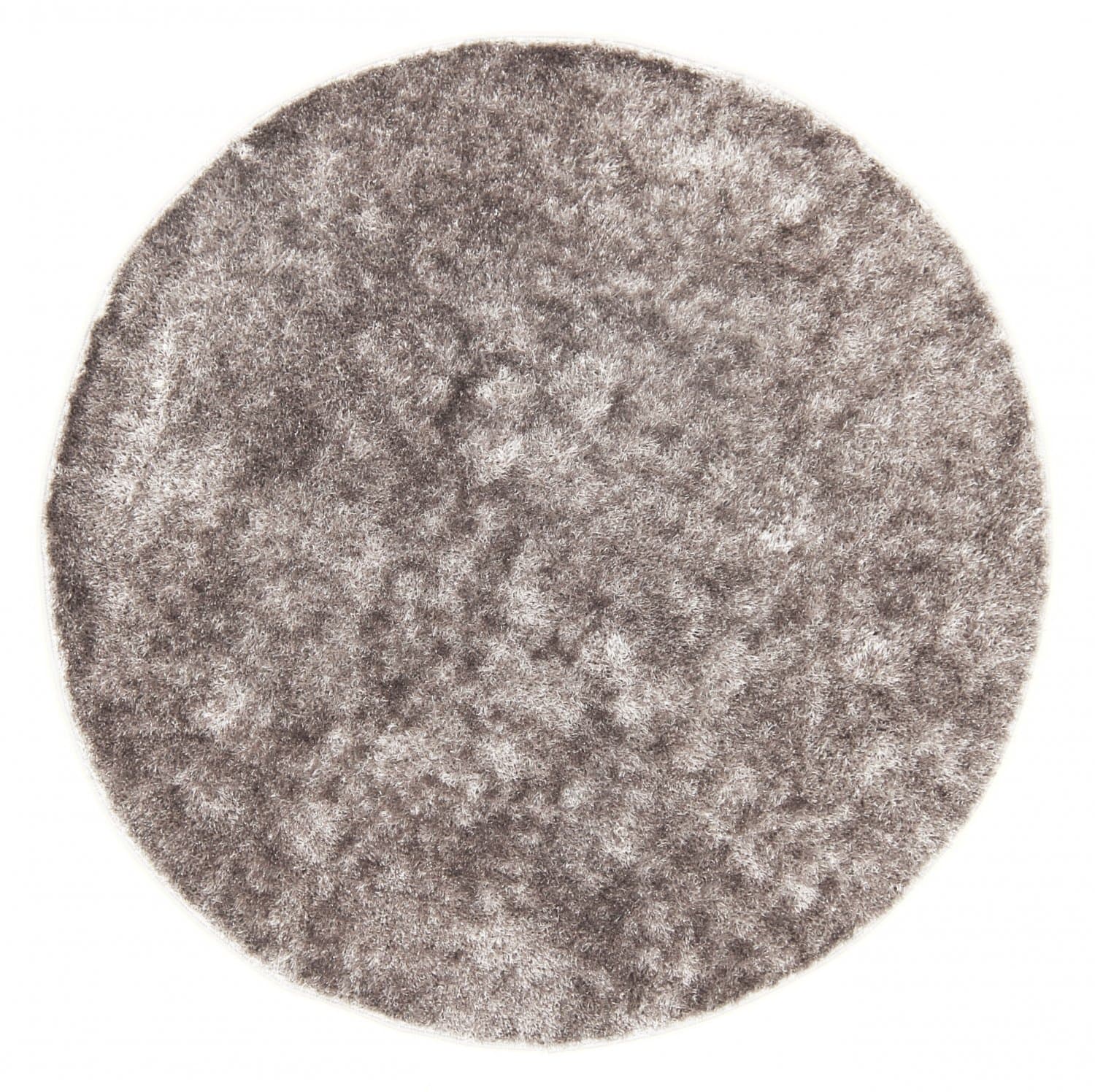 Runde tepper - Cosy (taupe) (Størrelse: Ø 200 cm)
