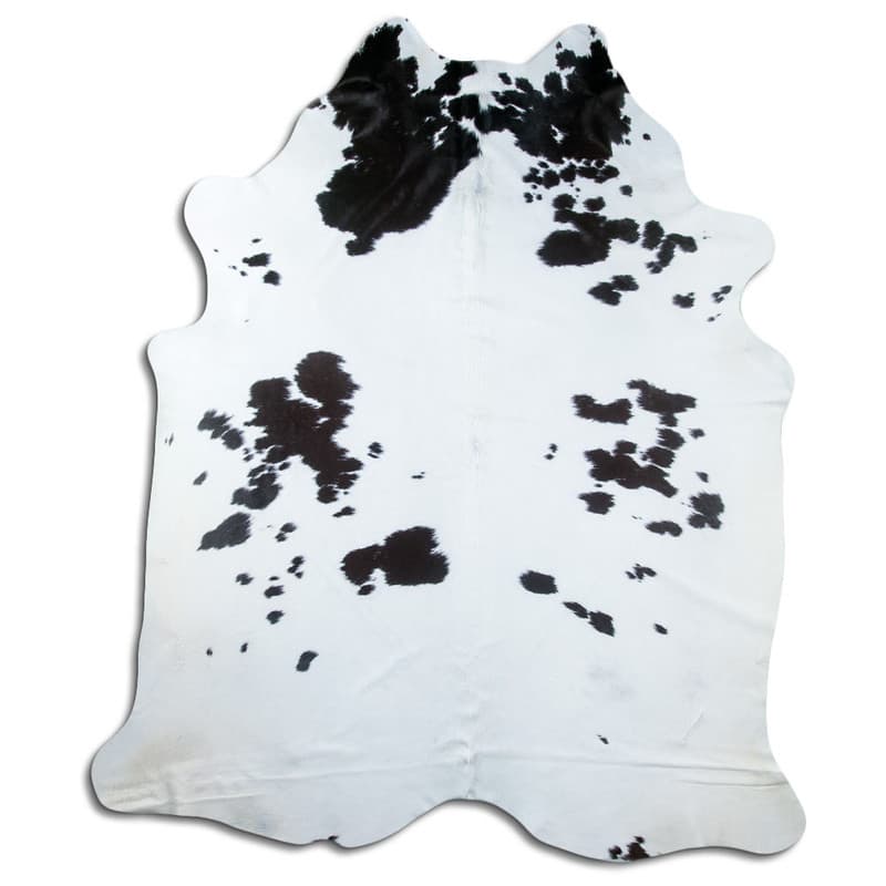 Kuskinn - Svart/hvit 1413 (Størrelse: 240 x 210 cm)