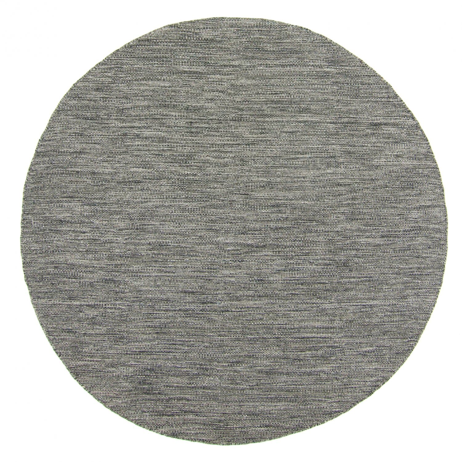 Runde tepper - Dhurry (antrasitt) (Størrelse: Ø 240 cm)