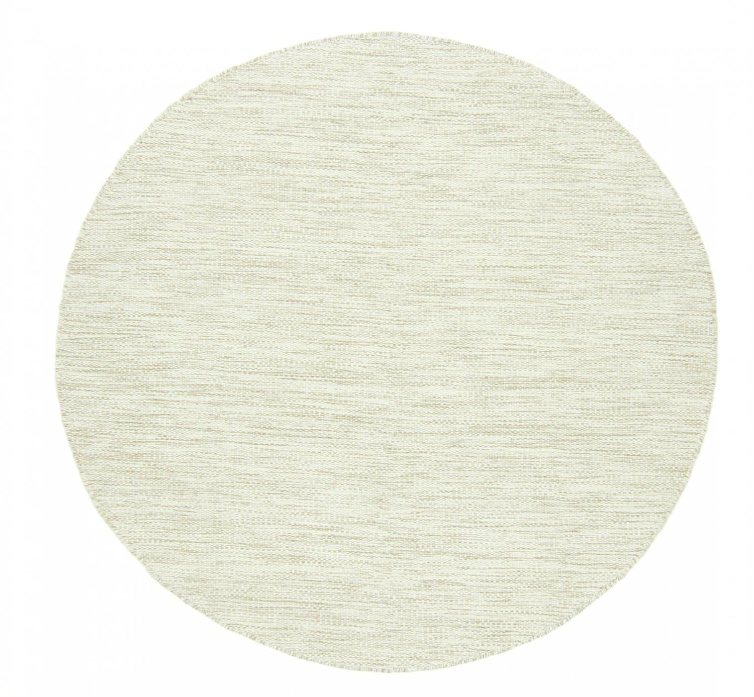 Runde tepper - Dhurry (natur) (Størrelse: Ø 300 cm)