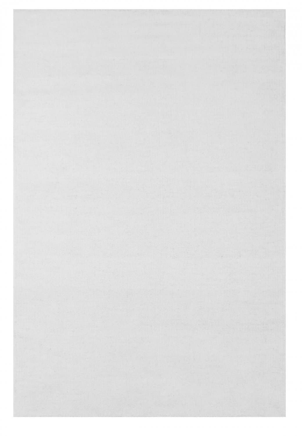 Ullteppe - Dhurry (hvit) (Størrelse: 240 x 340 cm)