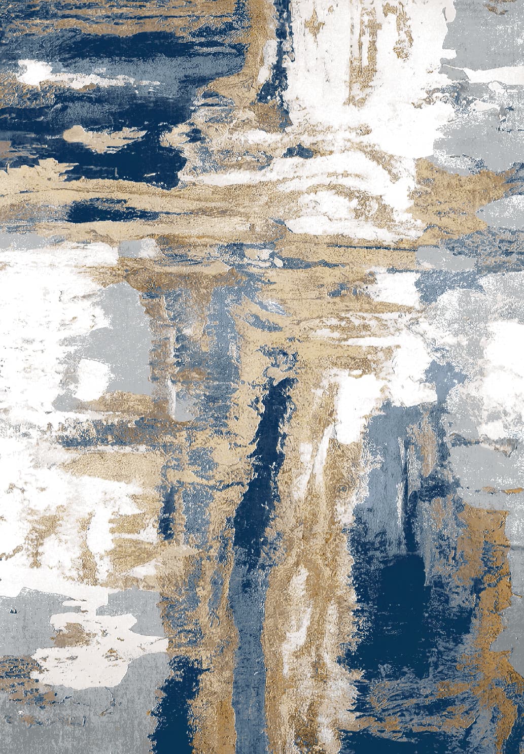 Wilton-teppe - Noa (blå/multi) (Størrelse: 200 x 280 cm)
