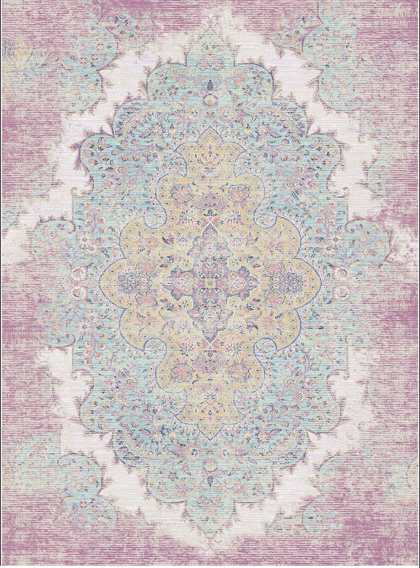 Wilton-teppe - Badem (rosa/multi) (Størrelse: 240 x 340 cm)