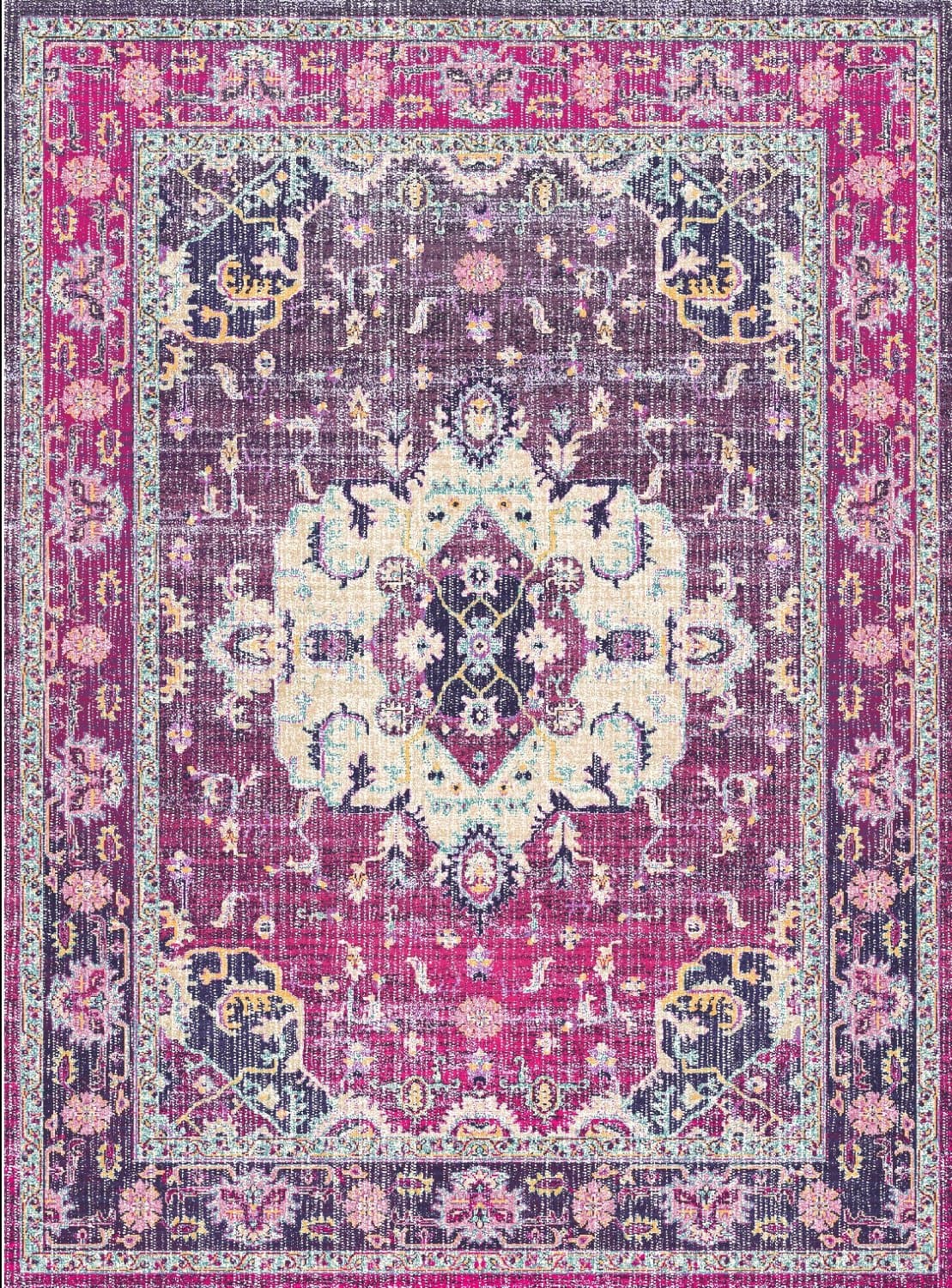 Wilton-teppe - Siliana (rosa) (Størrelse: 240 x 340 cm)