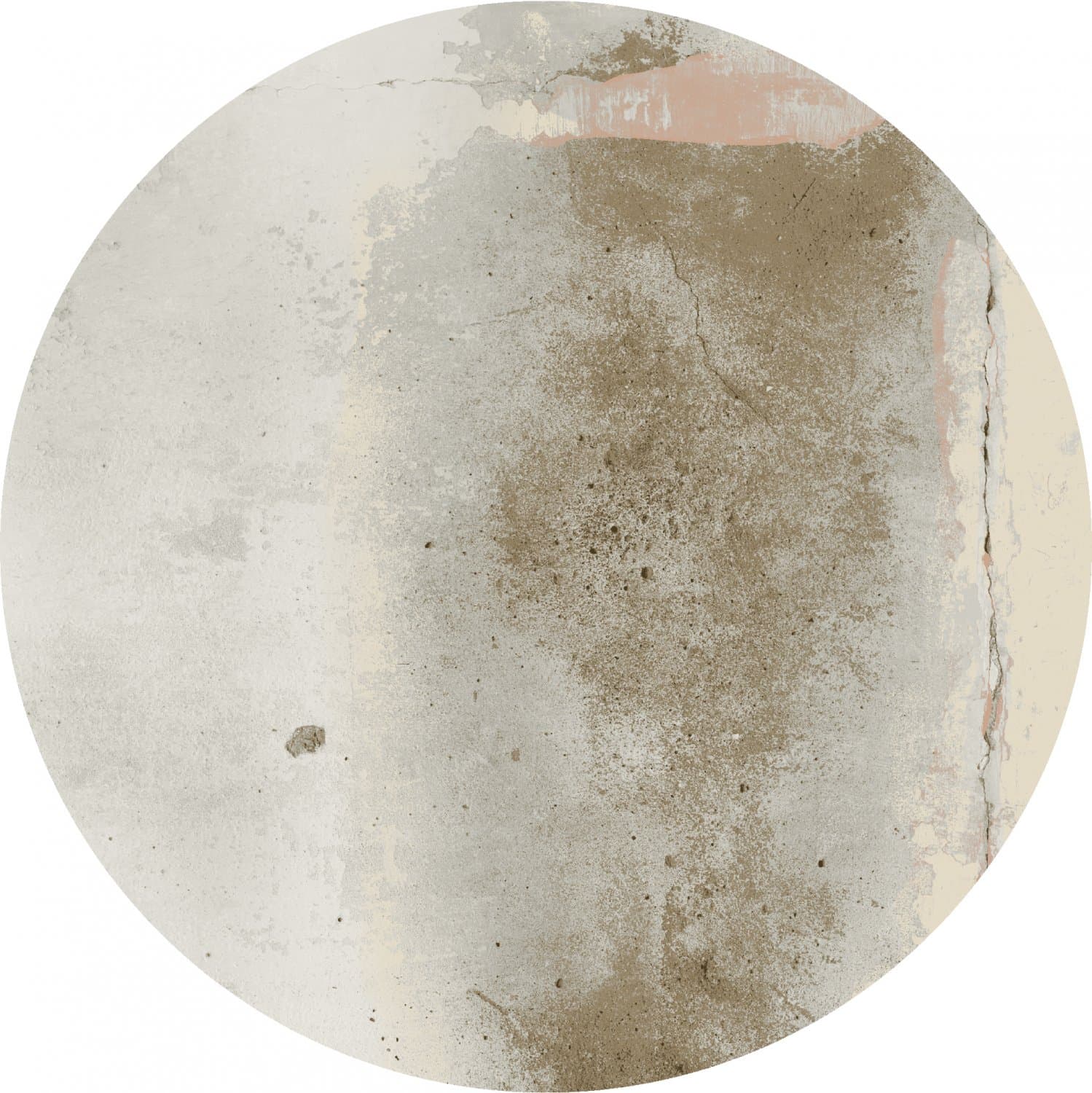 Rundt teppe - Aurelia (beige) (Størrelse: Ø 200 cm)