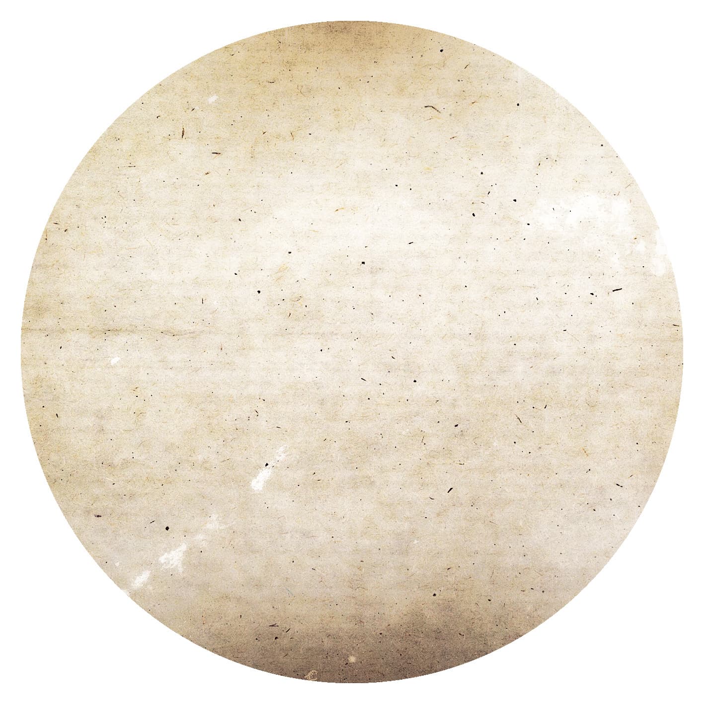 Rundt teppe - Vezzani (beige) (Størrelse: Ø 200 cm)