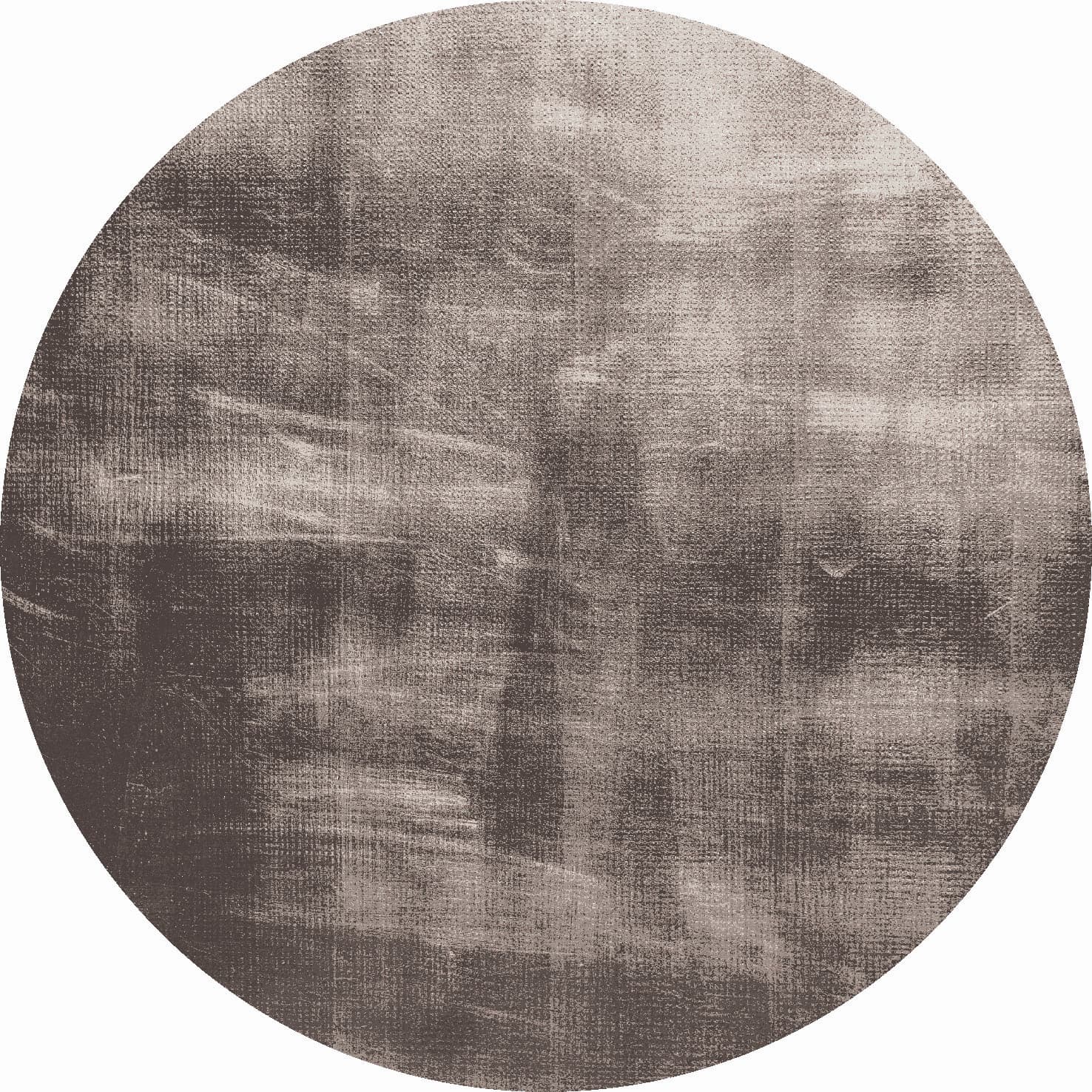 Rundt teppe - Olmedo (grå/beige) (Størrelse: Ø 200 cm)