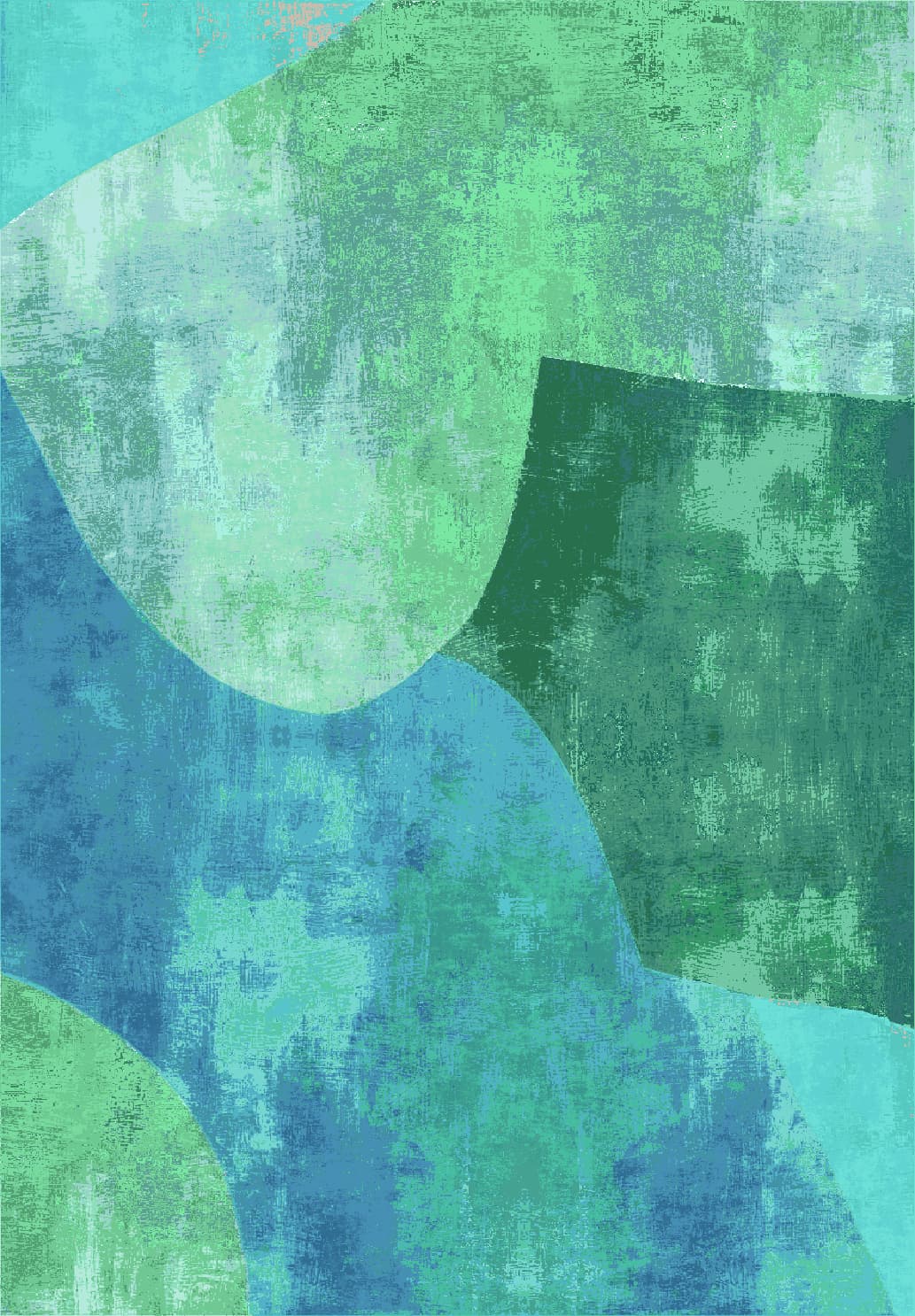 Wilton-teppe - Lazio (grønn) (Størrelse: 240 x 340 cm)