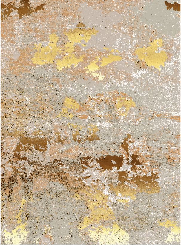 Wilton-teppe - Elena (beige/gull) (Størrelse: 340 x 440 cm)