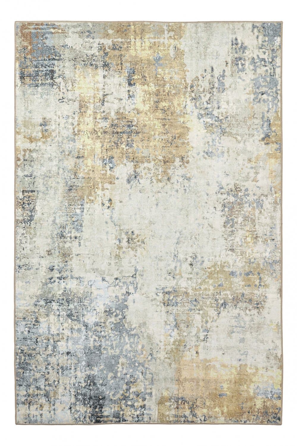 Flatvevd teppe - Comino (beige/multi) (Størrelse: 190 x 280 cm)