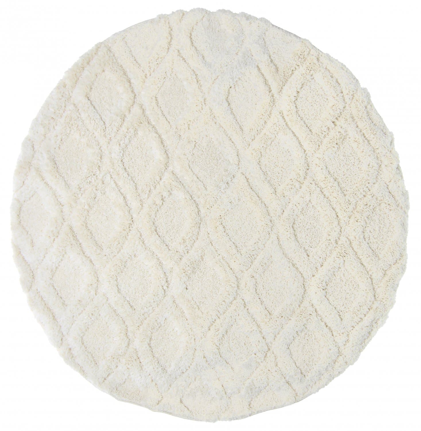 Runde tepper - Everett (offwhite) (Størrelse: Ø 240 cm)