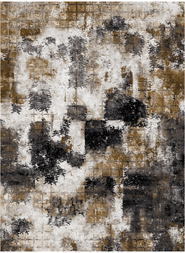 Wilton-teppe - Flores (svart/brun/hvit) (Størrelse: 240 x 340 cm)
