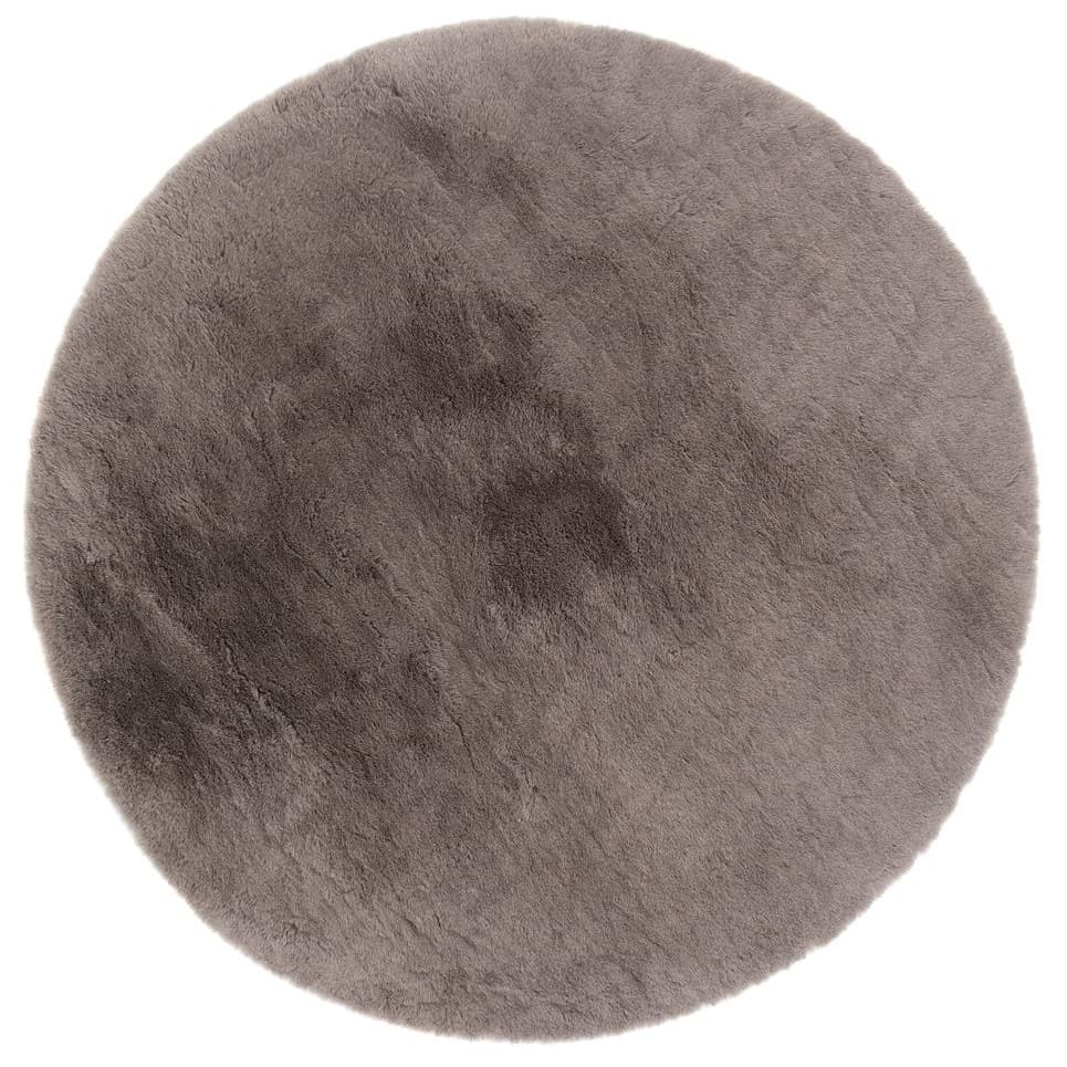 Runde tepper - Cloud Super Soft (antrasitt) (Størrelse: Ø 200 cm)
