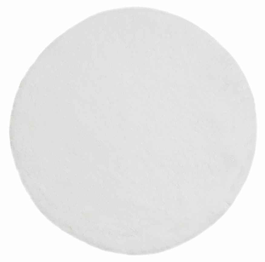 Runde tepper - Cloud Super Soft (hvit) (Størrelse: Ø 200 cm)