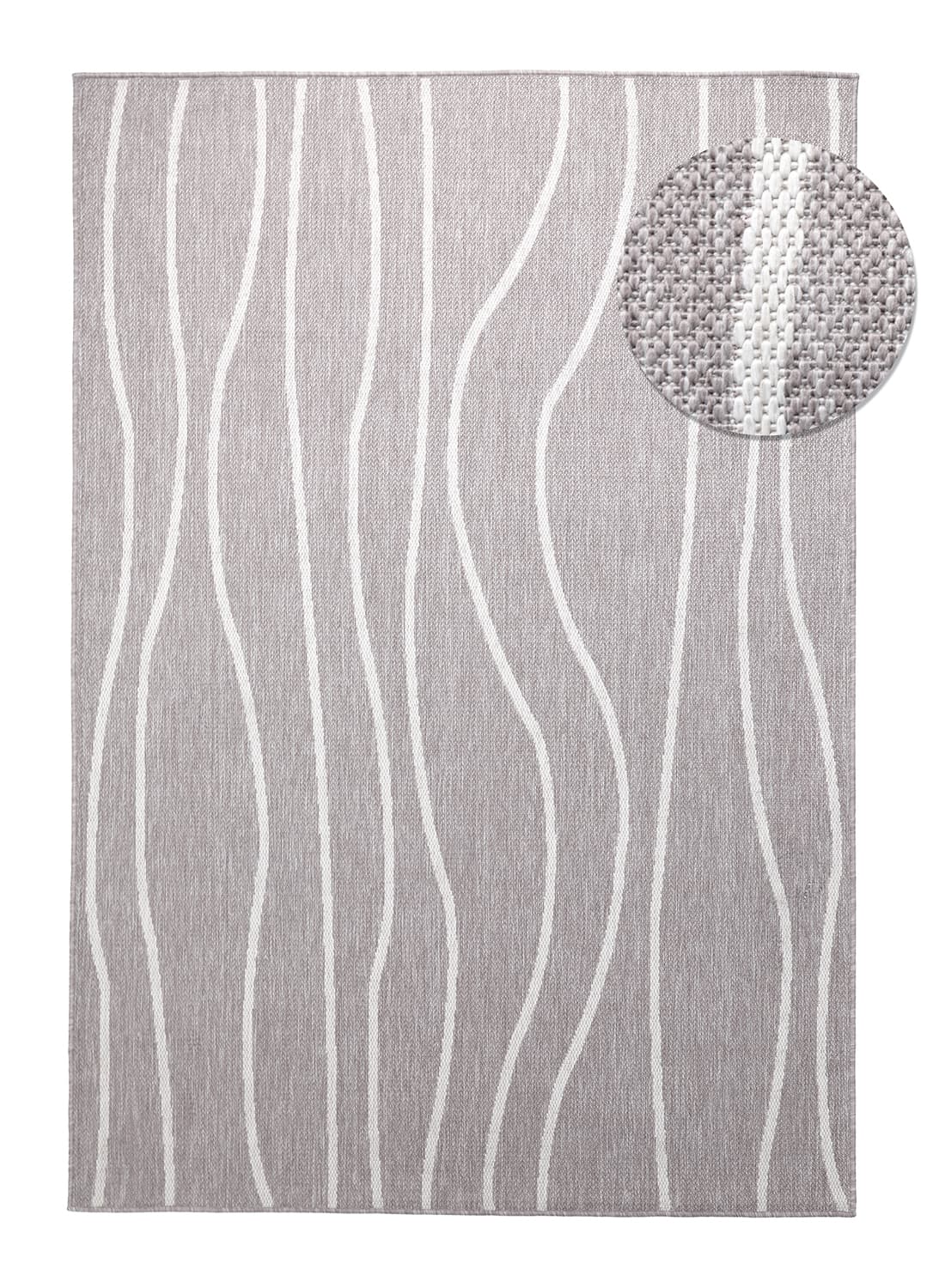 Innendørs/Utendørs tepper - Djerba (taupe) (Størrelse: 240 x 340 cm)
