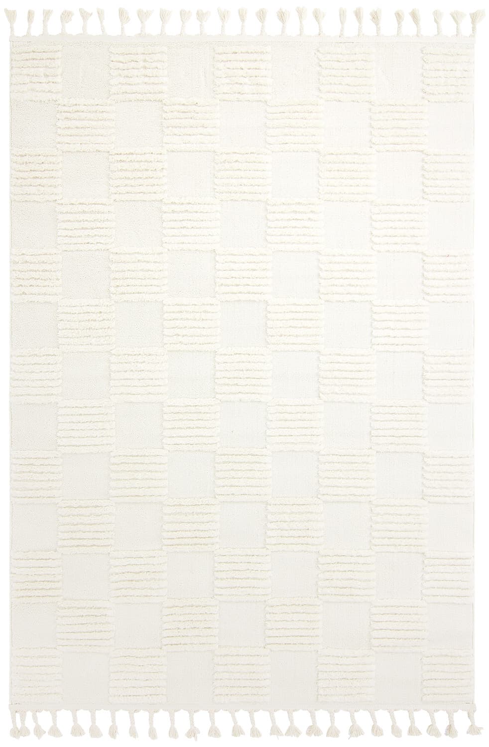 Shaggy - Addison (offwhite) (Størrelse: 240 x 340 cm)