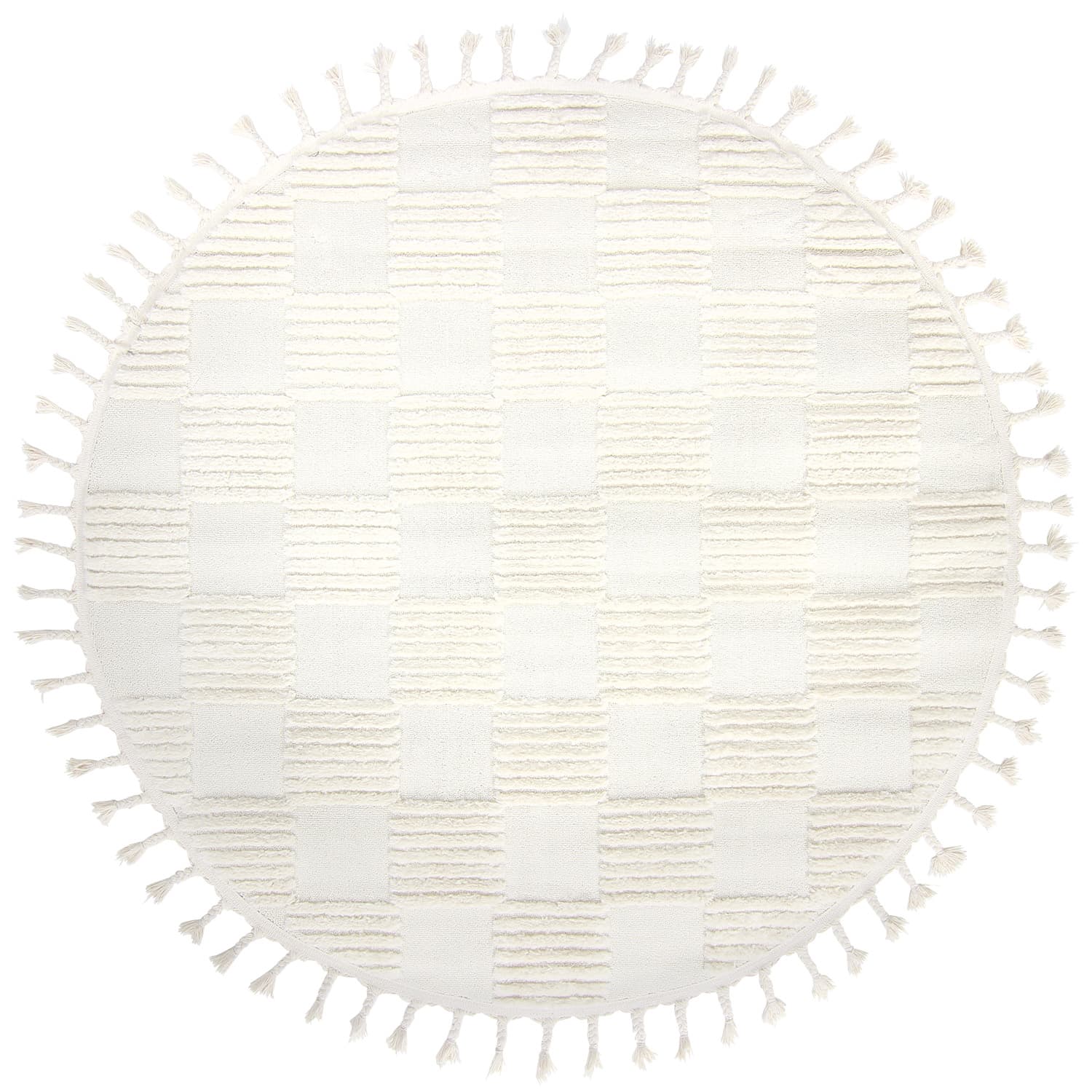 Runde tepper - Addison (offwhite) (Størrelse: Ø 200 cm)