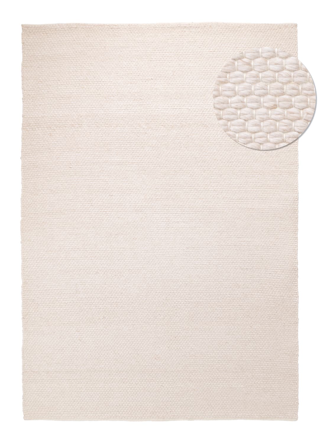 Innendørs/Utendørs tepper - Arco Wool Look (krem) (Størrelse: 200 x 290 cm)