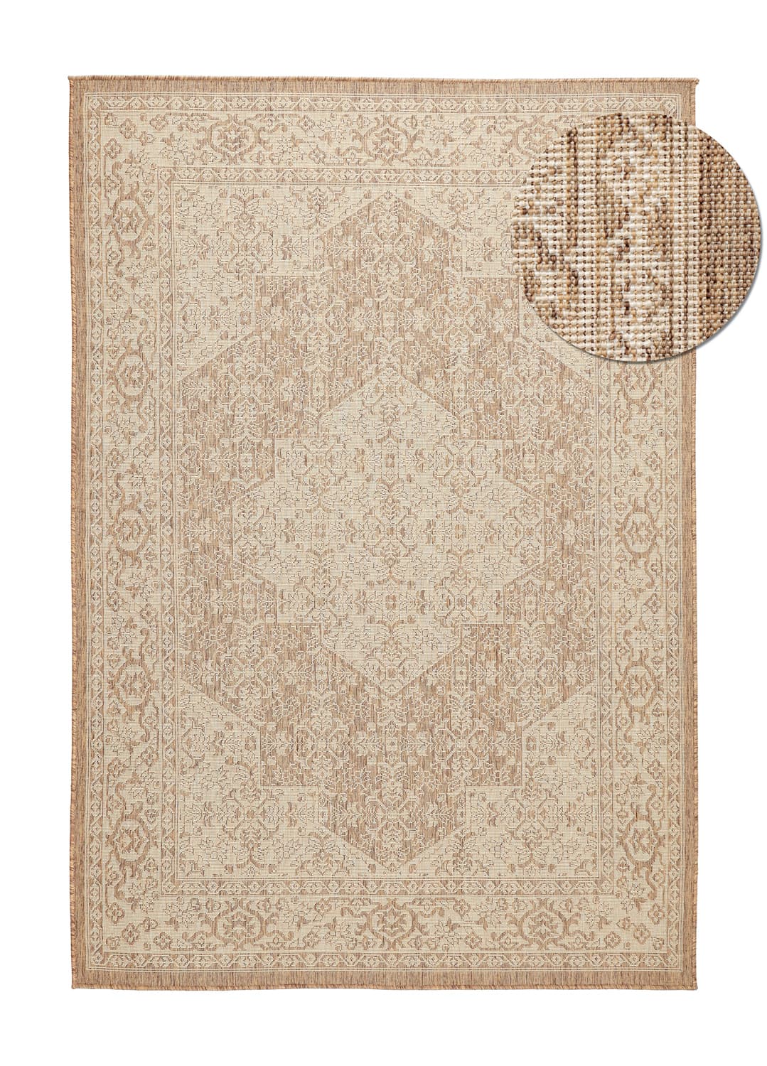 Innendørs/Utendørs tepper - Mekele (brun) (Størrelse: 160 x 230 cm)
