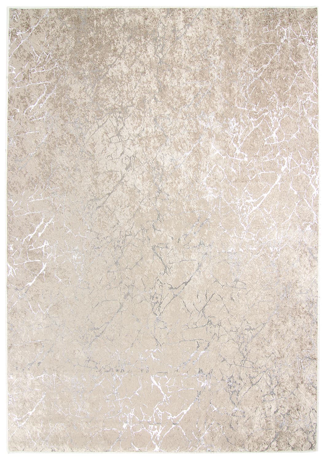 Wilton-teppe - Zaria (lysebrun/sølv) (Størrelse: 160 x 230 cm)