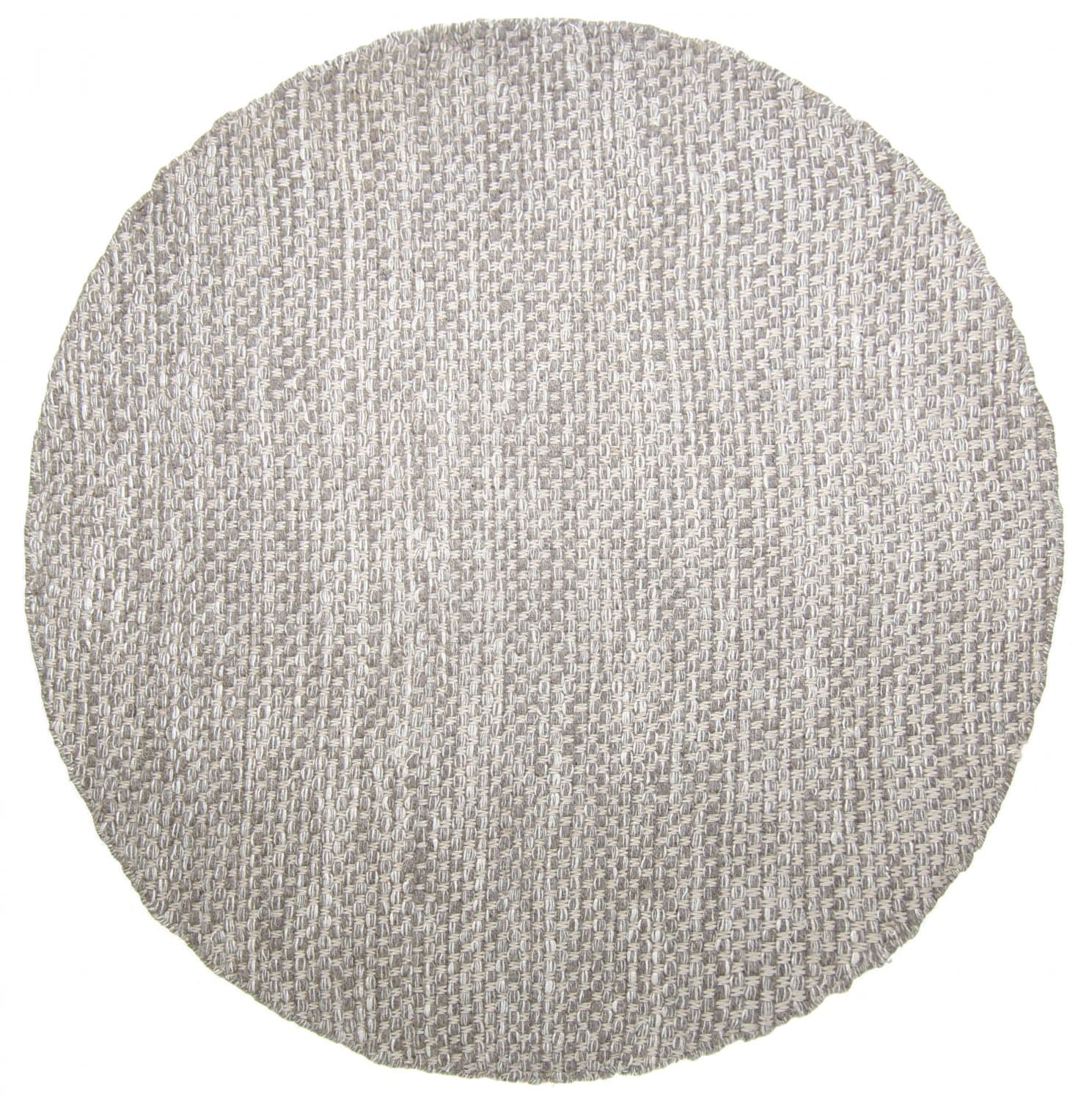Runde tepper - Jenim (grå/hvit) (Størrelse: Ø 200 cm)