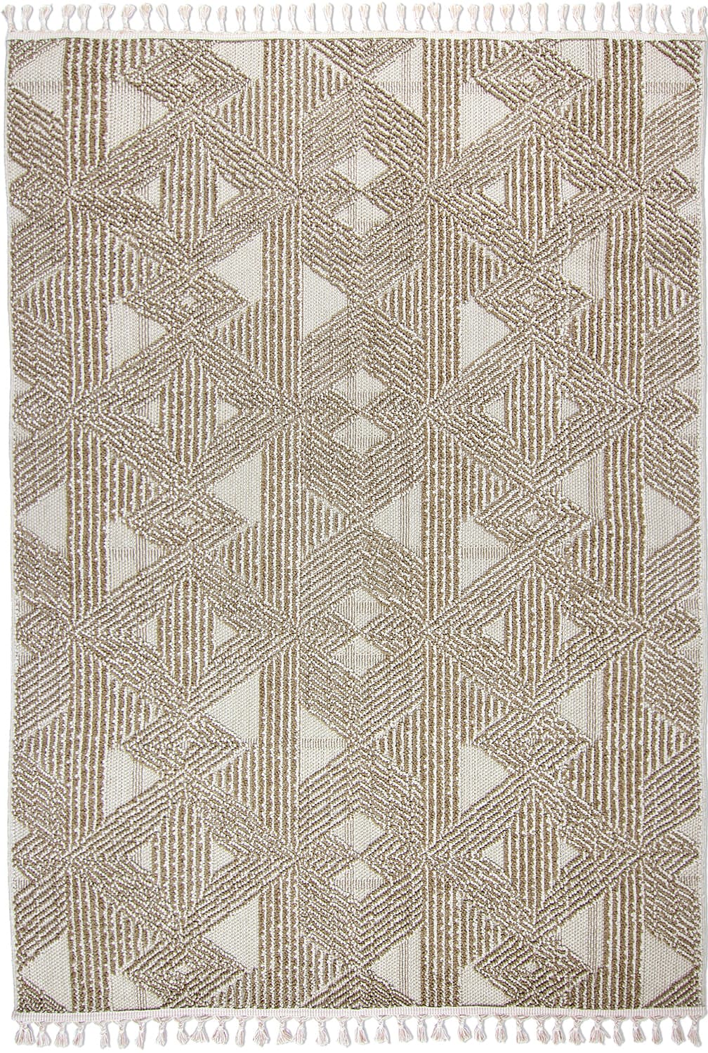 Shaggy - Indoor/Outdoor Lennon (beige) (Størrelse: 240 x 340 cm)