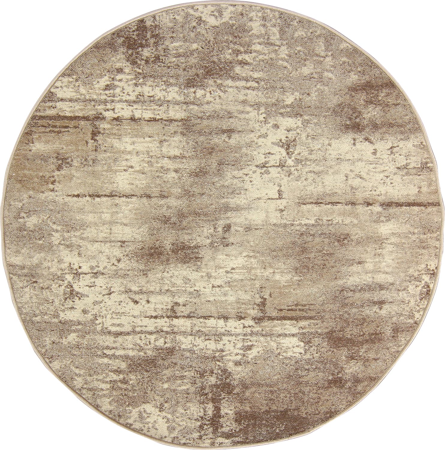 Rundt teppe - Kebira (beige) (Størrelse: Ø 240 cm)