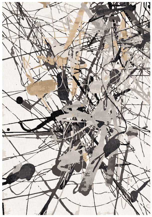 Wilton-teppe - Lawrance (grå/hvit) (Størrelse: 200 x 280 cm)