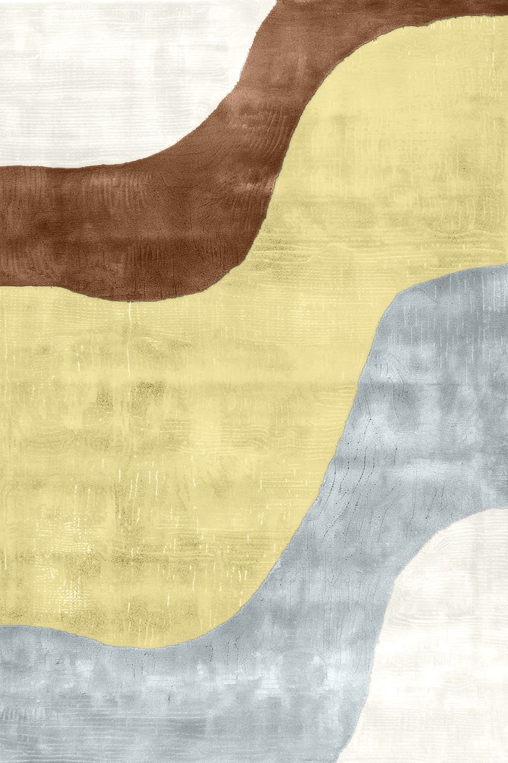 Wilton-teppe - Barcelona (gul) (Størrelse: 240 x 340 cm)