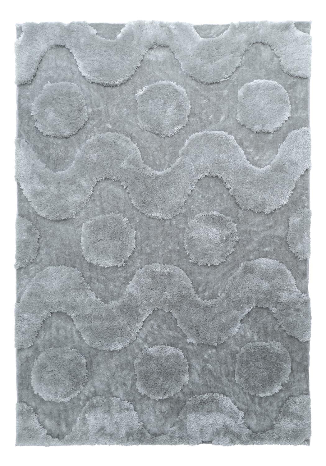 Ryetepper - Kavala (lys grå) (Størrelse: 240 x 340 cm)