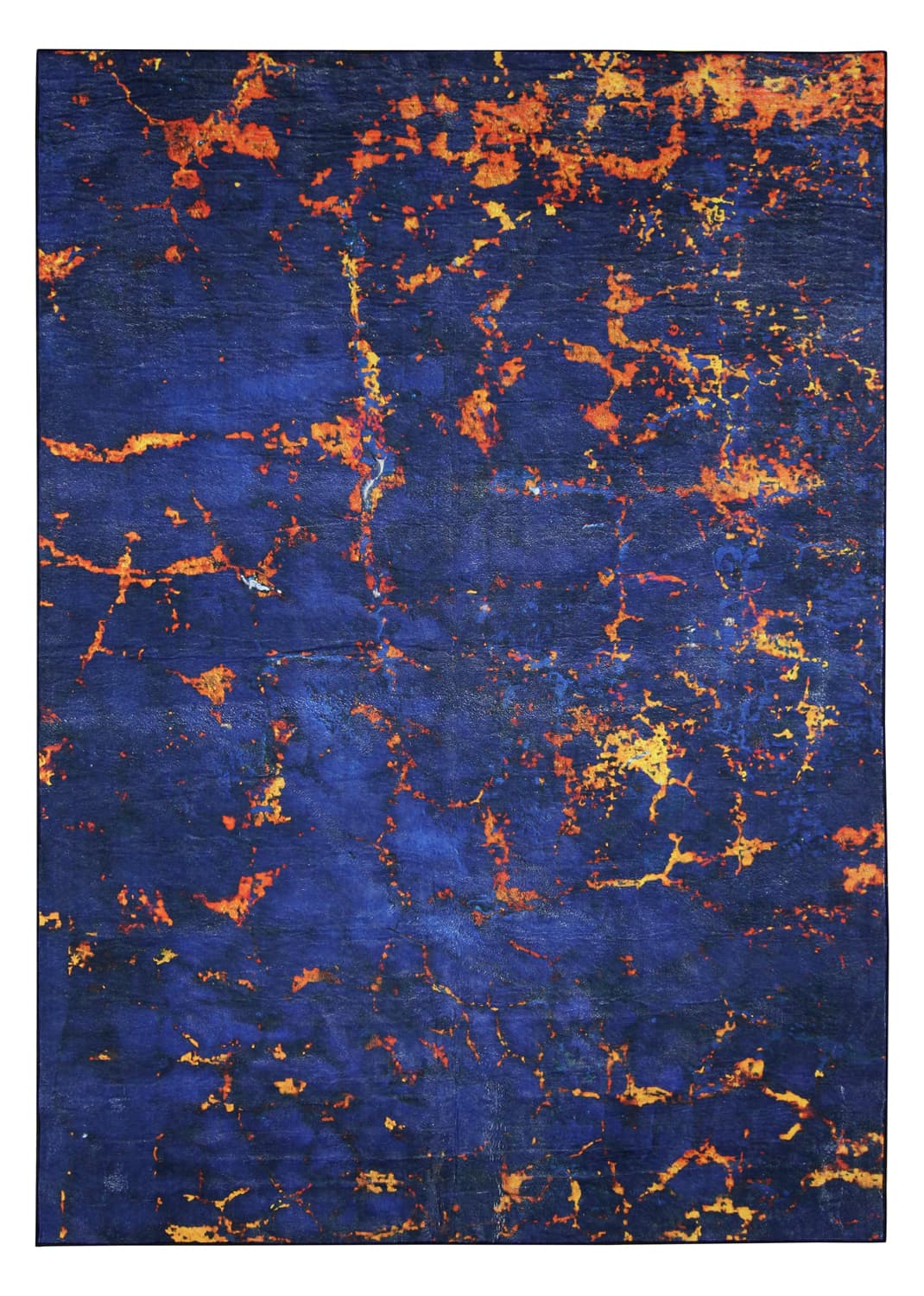 Wilton-teppe - Peralta (blå) (Størrelse: 200 x 280 cm)