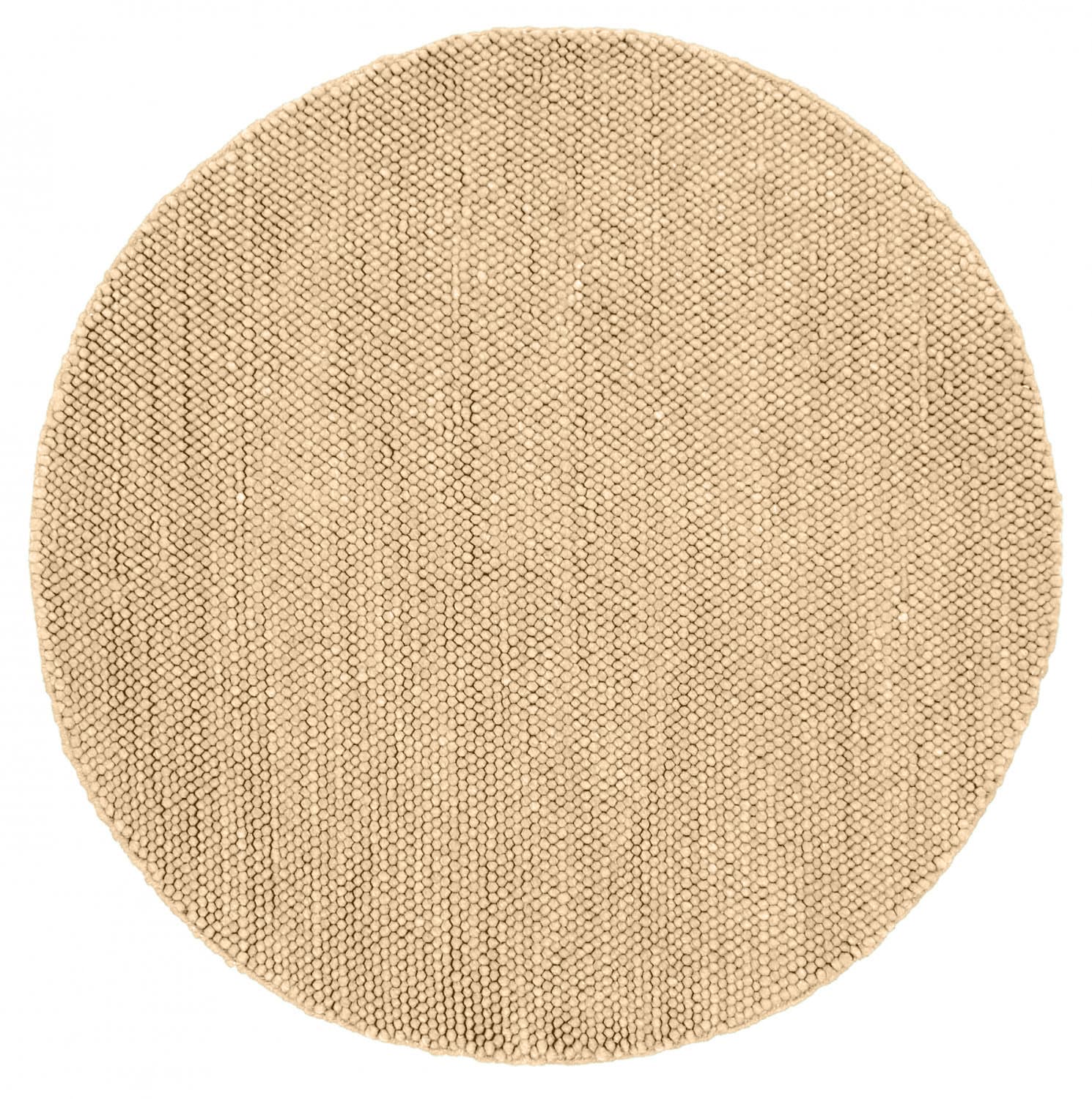 Runde tepper - Avafors Wool Bubble (sand) (Størrelse: Ø 200 cm)