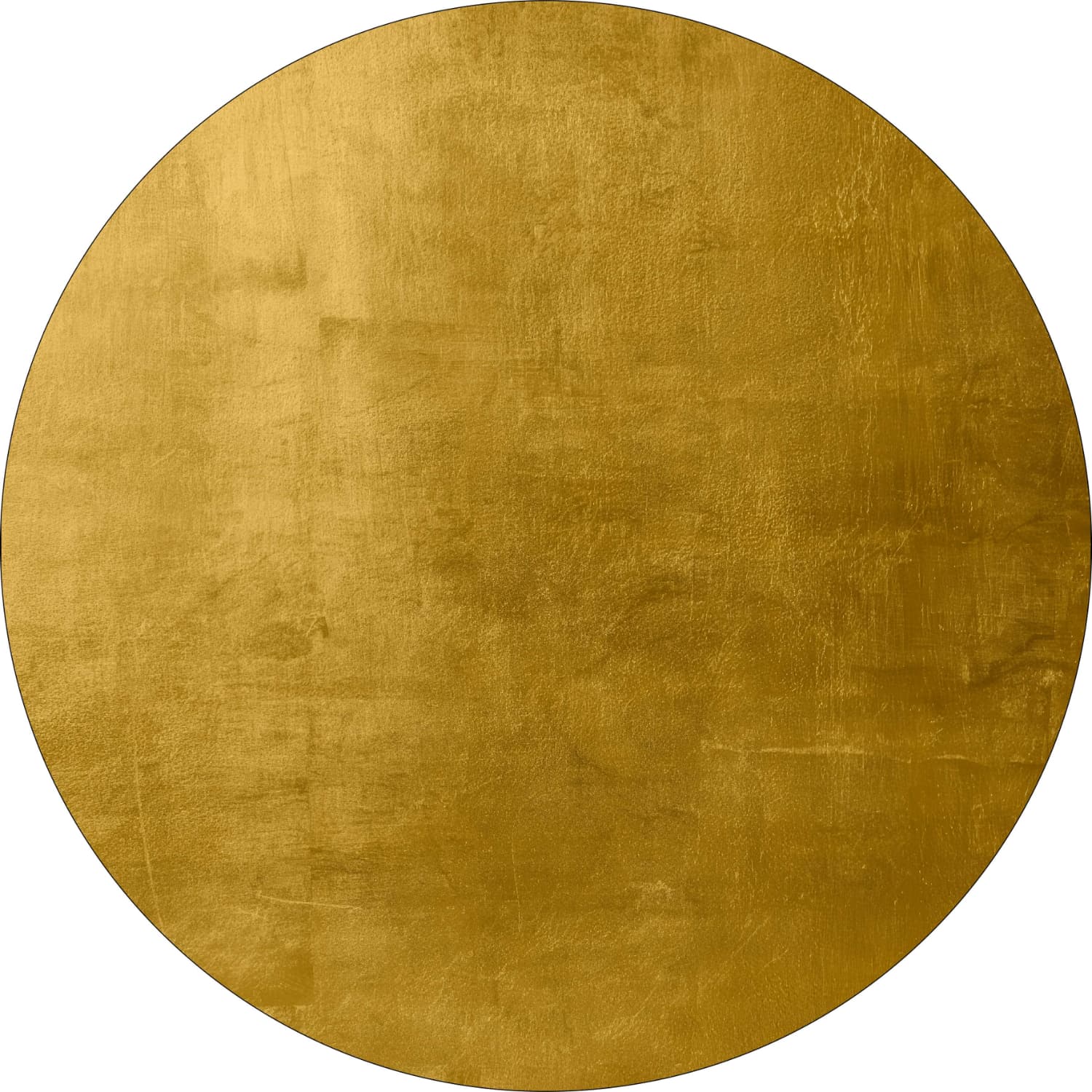 Rundt teppe - Artena (oker) (Størrelse: Ø 200 cm)