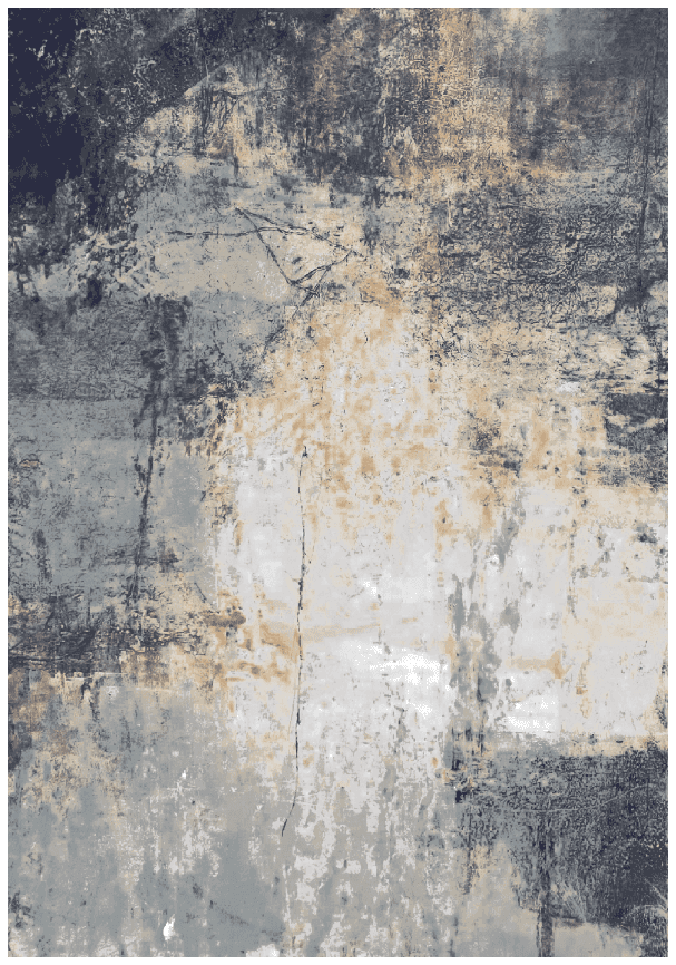 Wilton-teppe - Melazzo (grå/multi) (Størrelse: 240 x 340 cm)