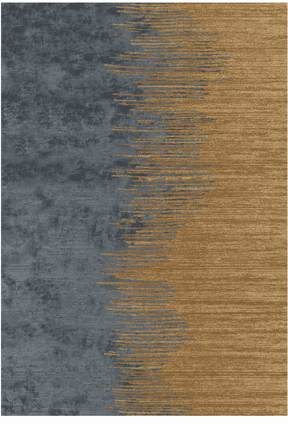 Wilton-teppe - Mileto (grå/gull) (Størrelse: 200 x 280 cm)