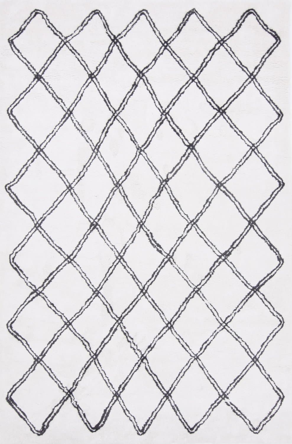 Ryetepper - Morocco (sort/hvit) (Størrelse: 190 x 290 cm)