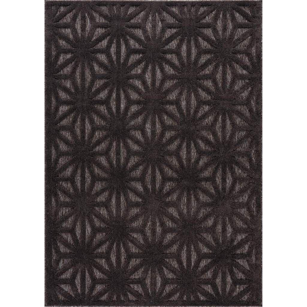 Shaggy Indoor-Outdoor - Preston (antrasitt) (Størrelse: 200 x 290 cm)