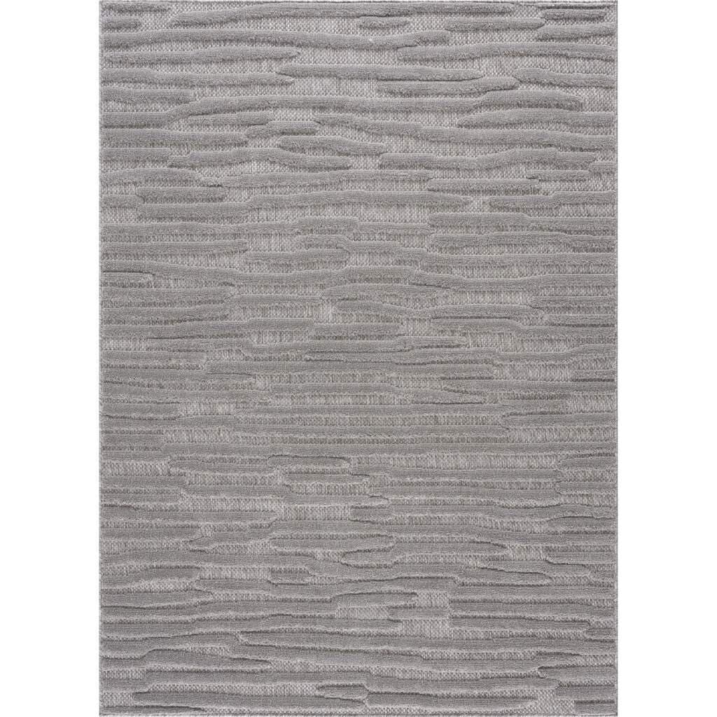 Shaggy Indoor-Outdoor - Neston (grå) (Størrelse: 200 x 290 cm)
