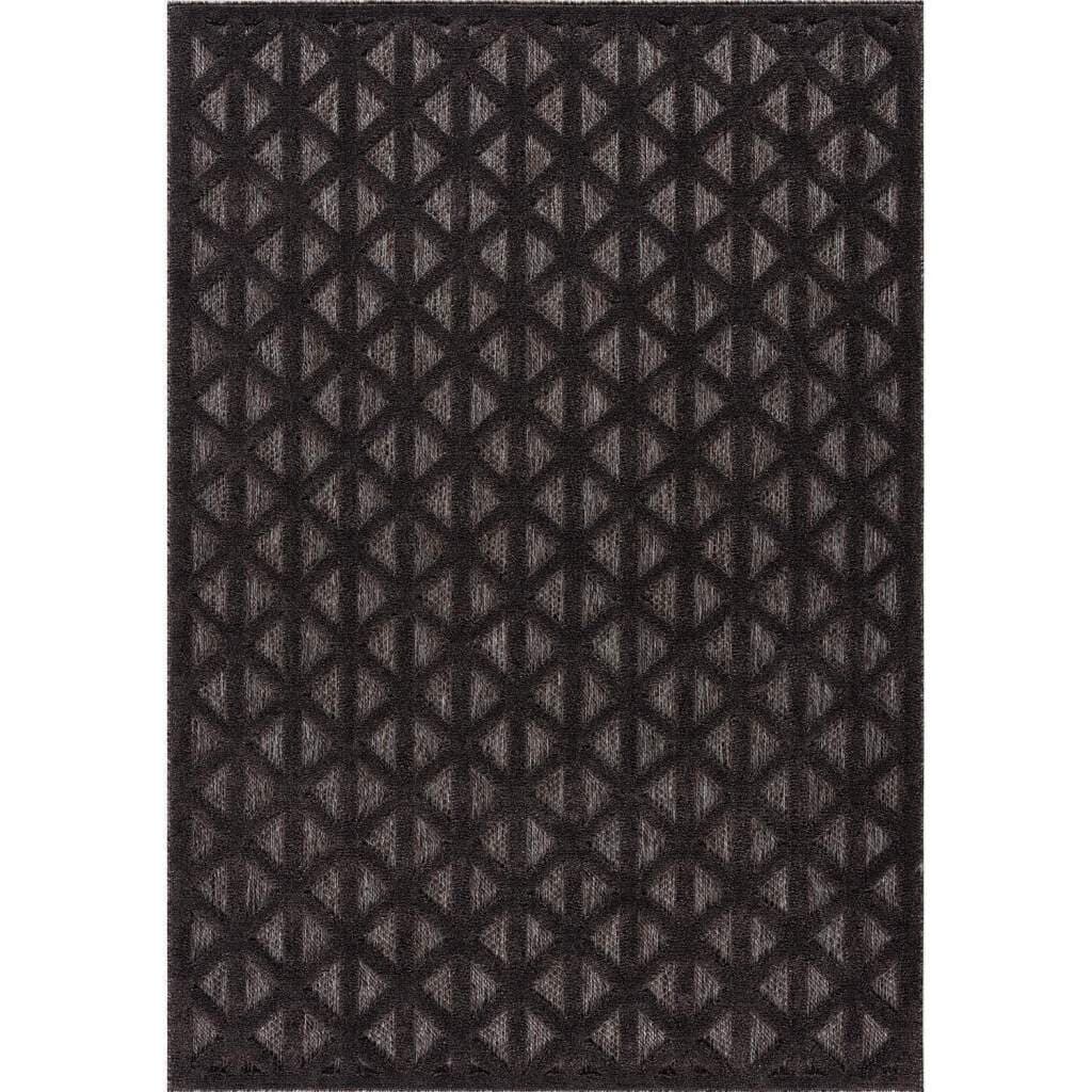 Shaggy Indoor-Outdoor - Aberdeen (antrasitt) (Størrelse: 200 x 290 cm)